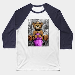 Bad Teddy (Bondage Bear) Baseball T-Shirt